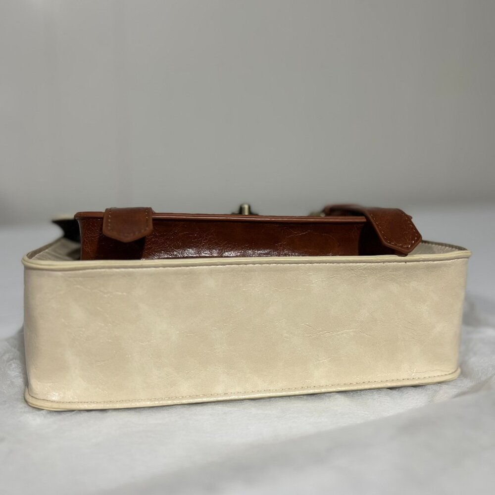 ECOSUSI Women's Leather Satchel Purse Crossbody Messenger Bag NWT - Picture 10 of 12